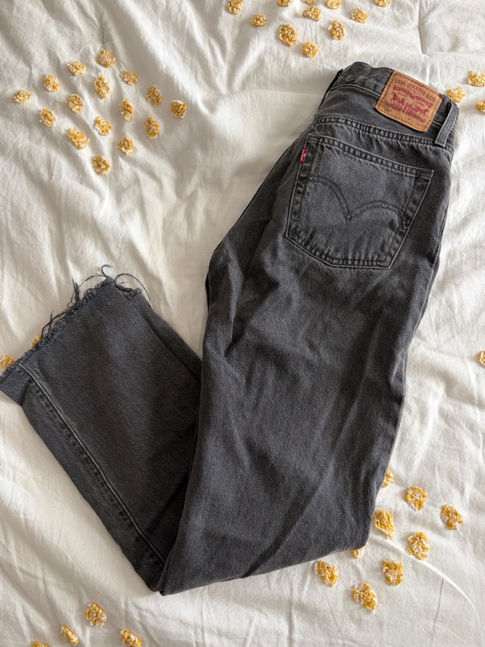Levi's Dark Gray Women’s Straight Jeans